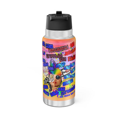 drop the beat - Gator Tumbler, 32oz  (color blur)