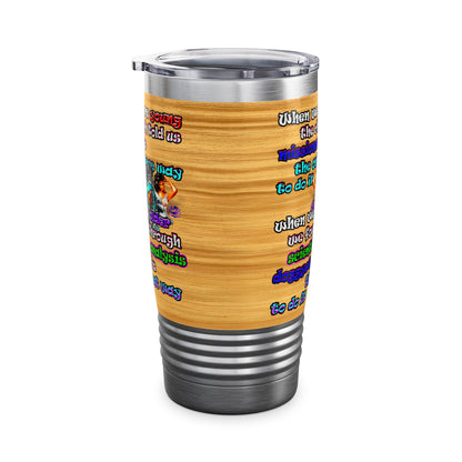 doggystyle - Ringneck Tumbler, 20oz (butterscotch wood finish)