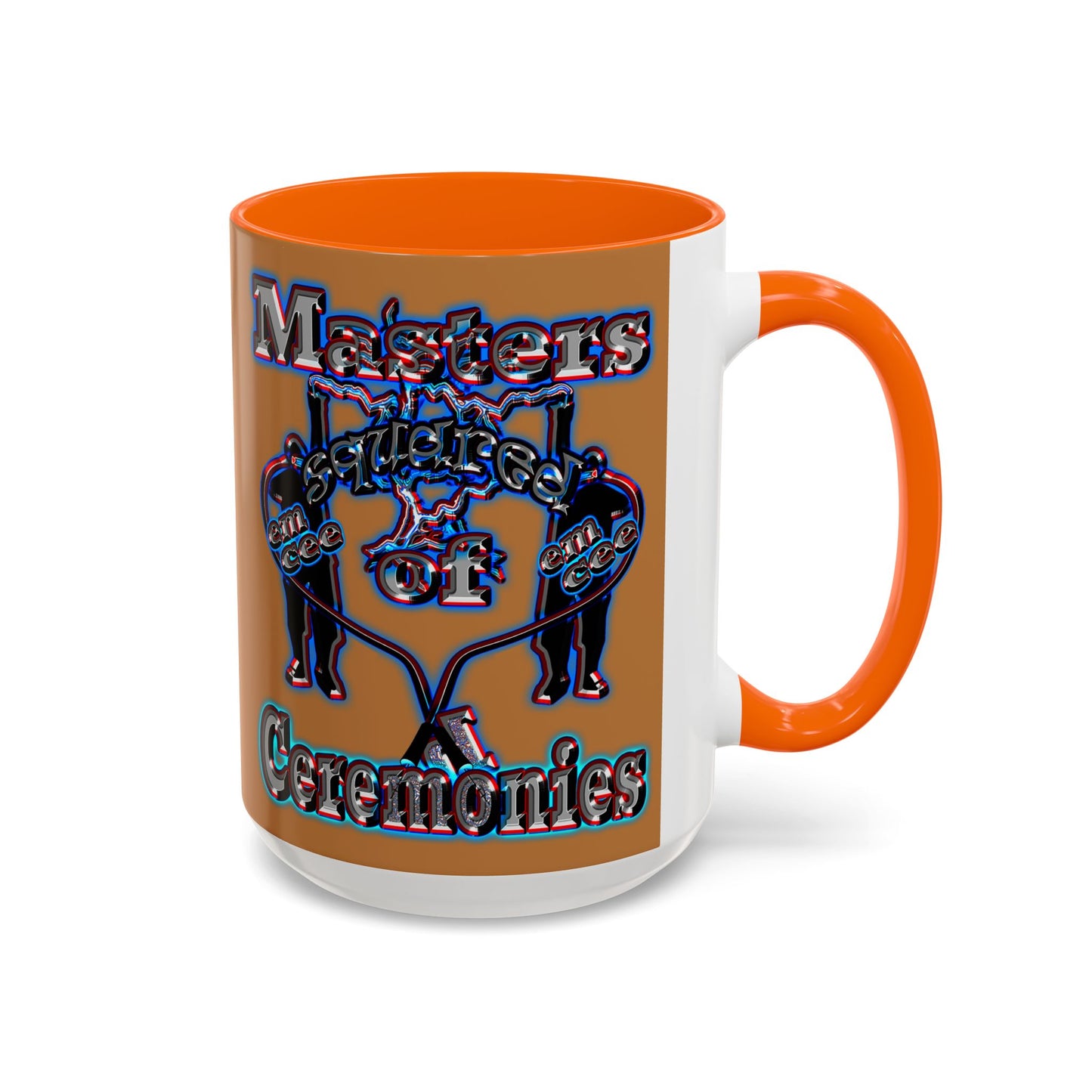em cee squared - Accent Mug (light brown)