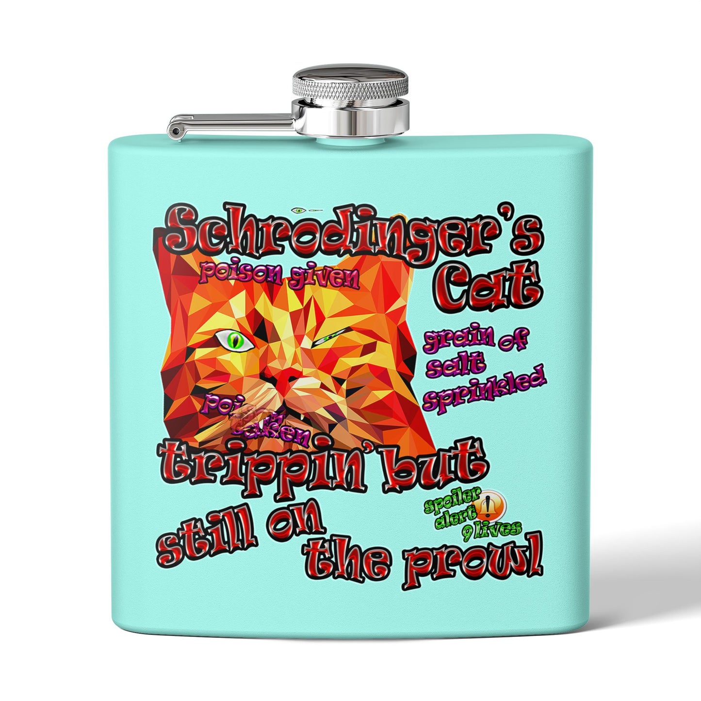 schrodinger's cat - Stainless Steel Flask