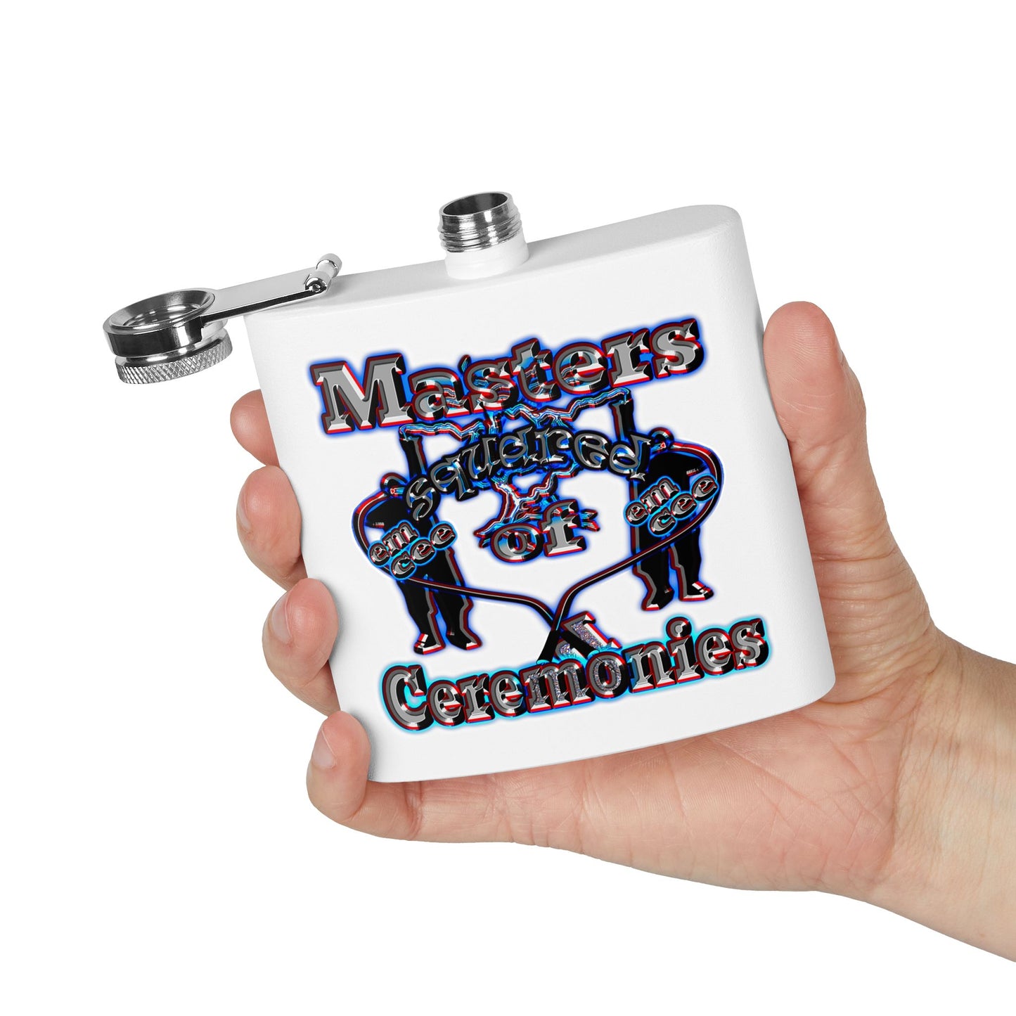 em cee squared - Stainless Steel Flask