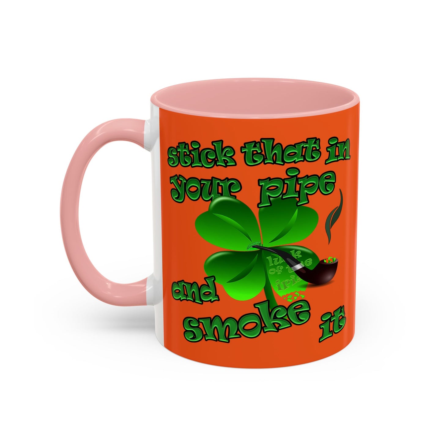 celtics logo - Accent Mug (orange)