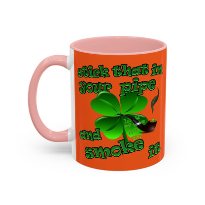 celtics logo - Accent Mug (orange)