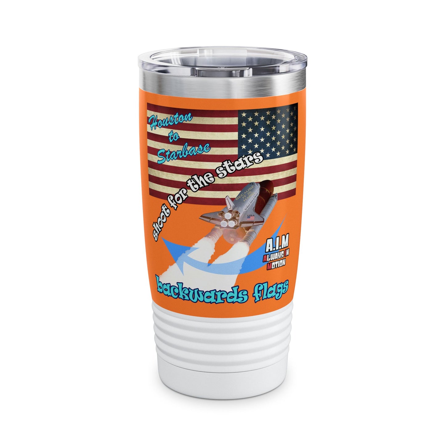 shoot for the stars - Ringneck Tumbler, 20oz (crusta)