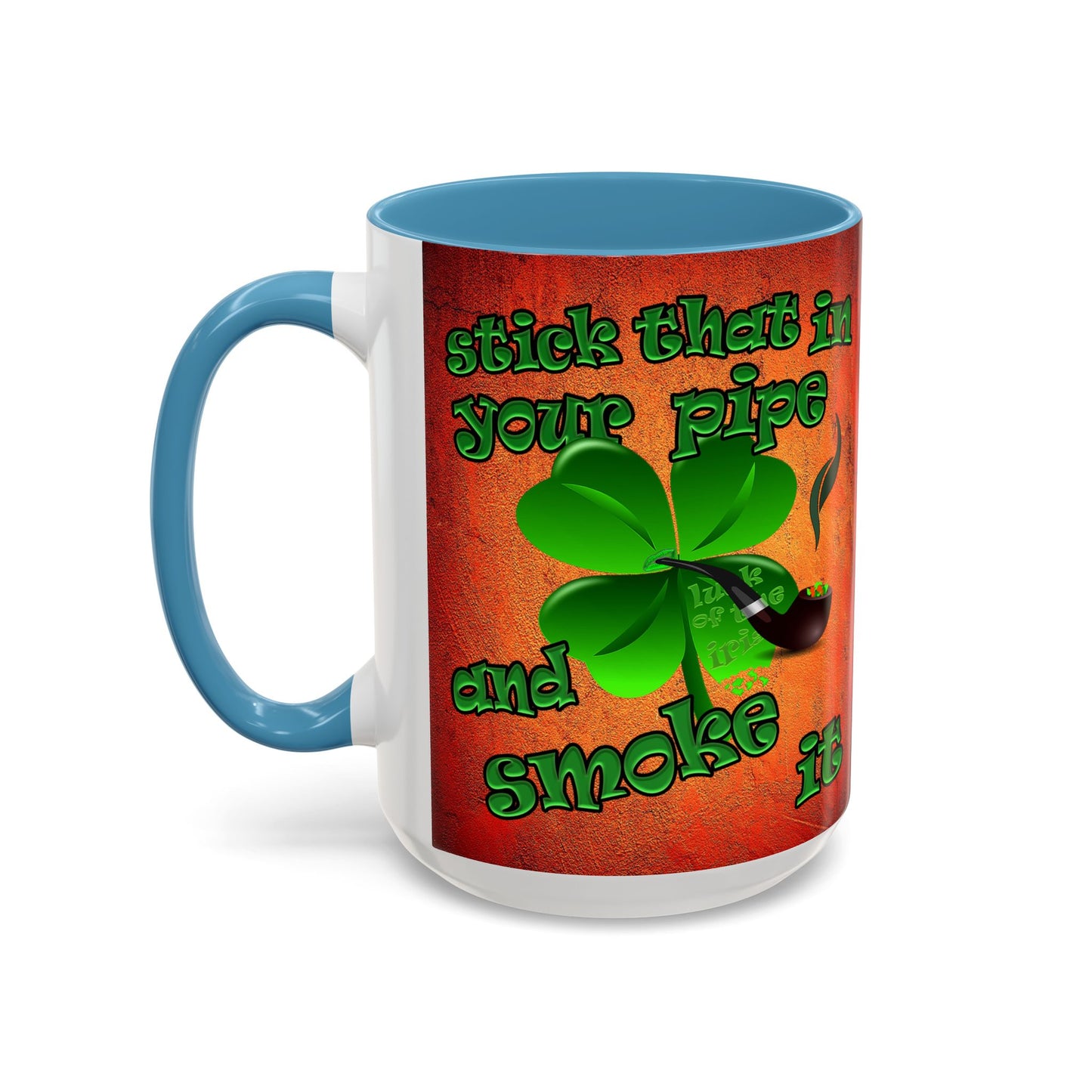 celtics logo - Accent Mug (burnt orange)