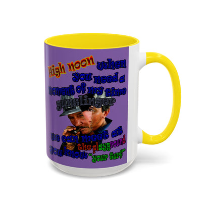 high noon - Accent Mug (light purple)
