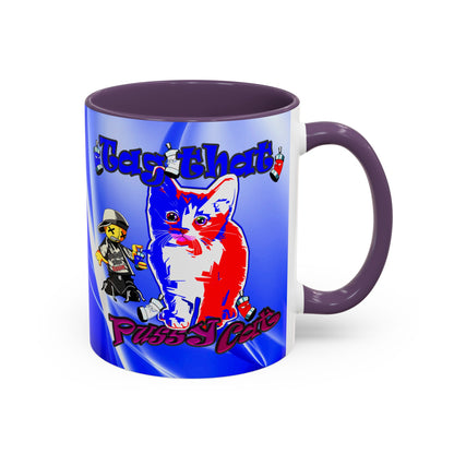 tag that - Accent Mug (blue-white wave)
