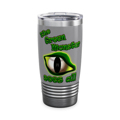 green monster - Ringneck Tumbler, 20oz (grey)