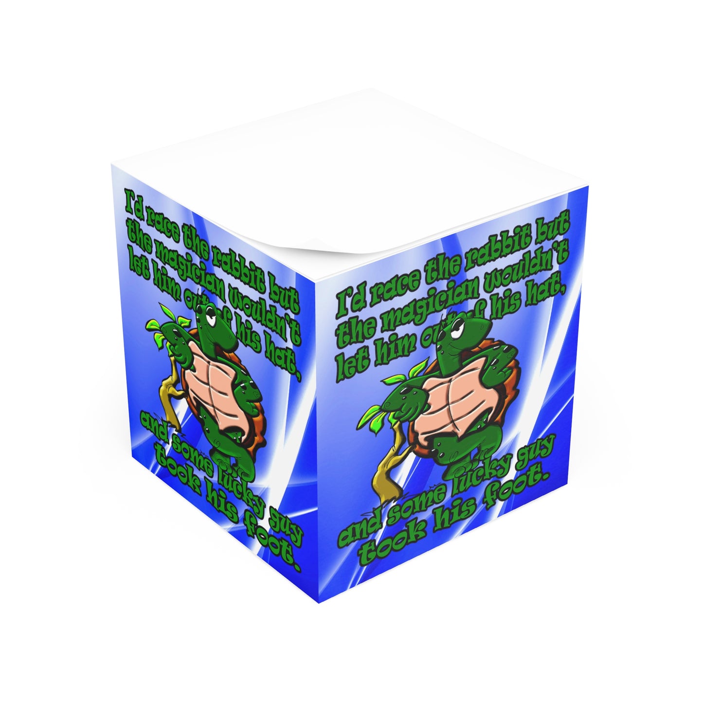 turtle race - note cube (blue-white wave)