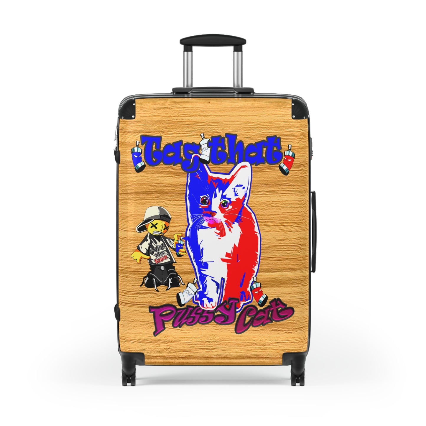 tag that - Suitcase (butterscotch wood finish)