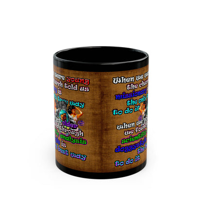 doggystyle - Black Mug (brown papyrus)