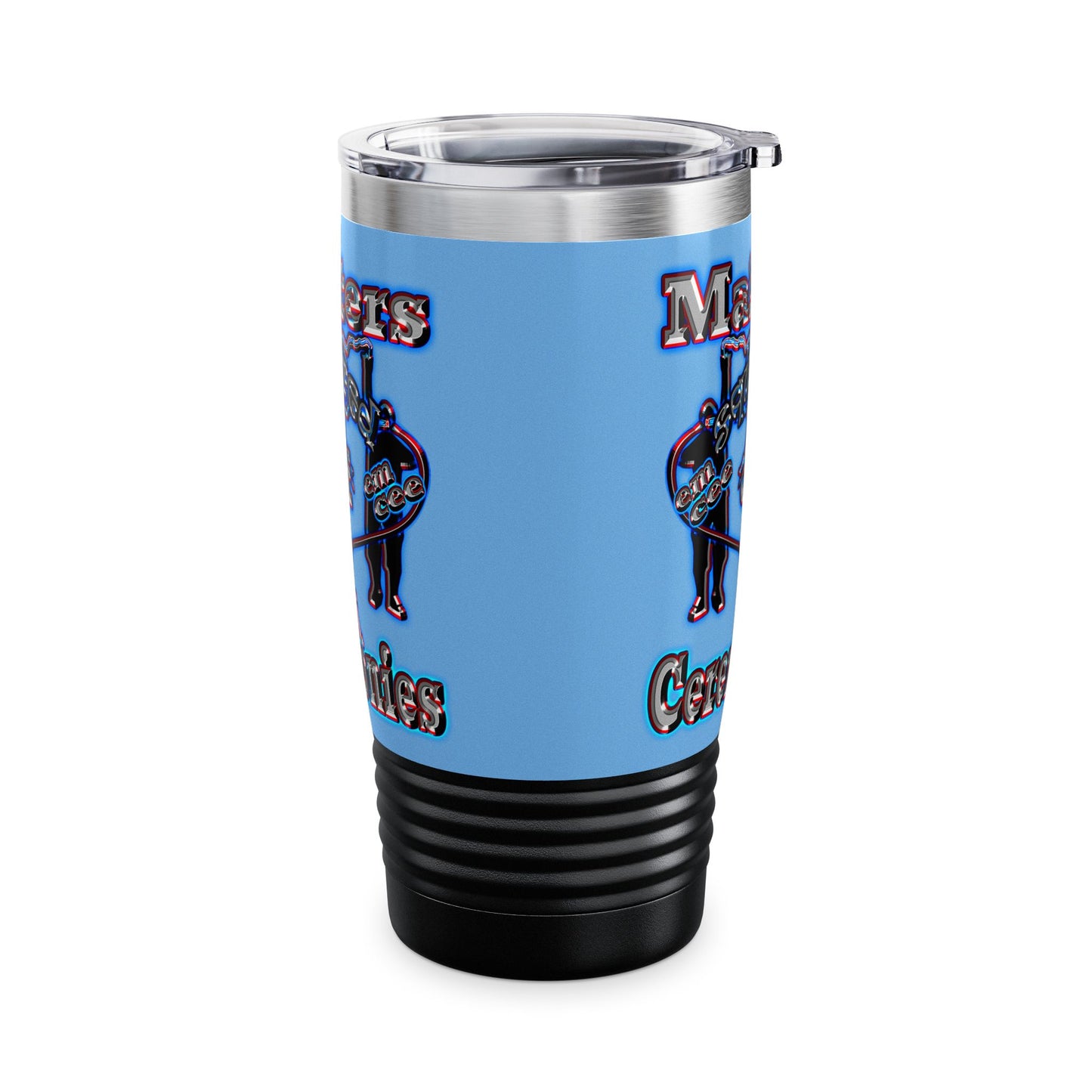 em cee squared - Ringneck Tumbler, 20oz (light blue)