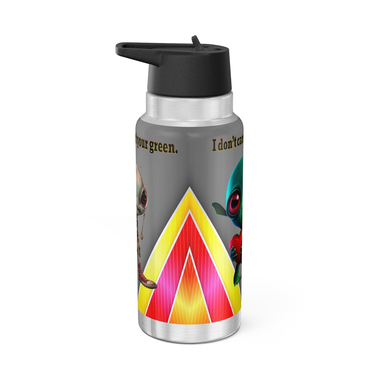 I don't care that your grey - Gator Tumbler, 32oz  (rainbow split)