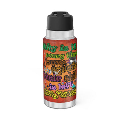 the bum's shit - Gator Tumbler, 32oz (burnt orange)