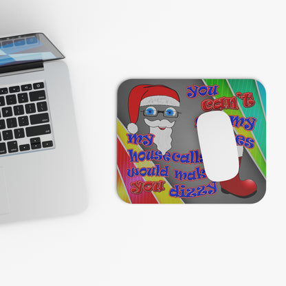 santa's shoes - Mouse Pad (Rectangle) (rainbow split)