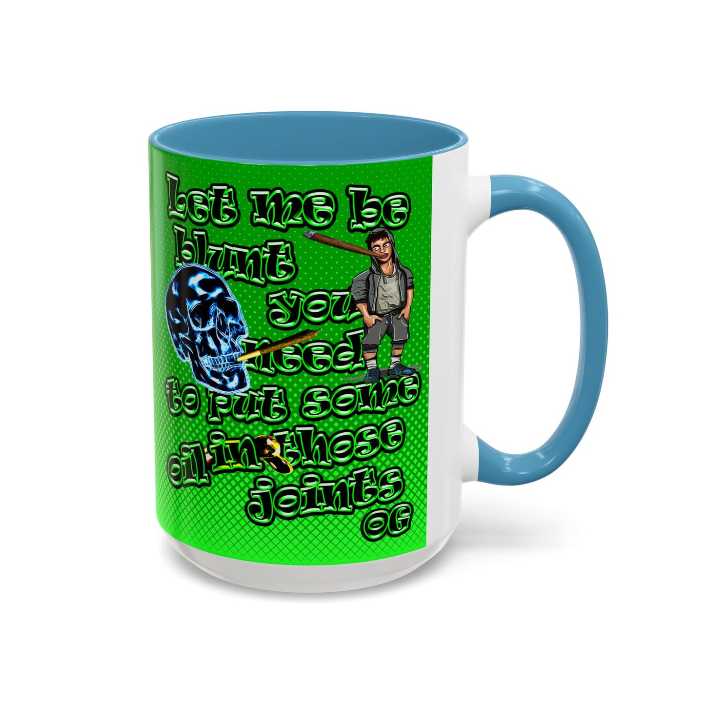 og - Accent Mug (logo green)