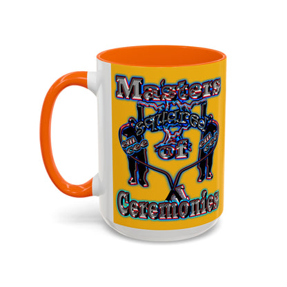 em cee squared - Accent Mug (yellow)