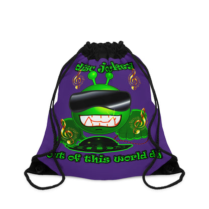 disc jockey - Drawstring Bag (purple)