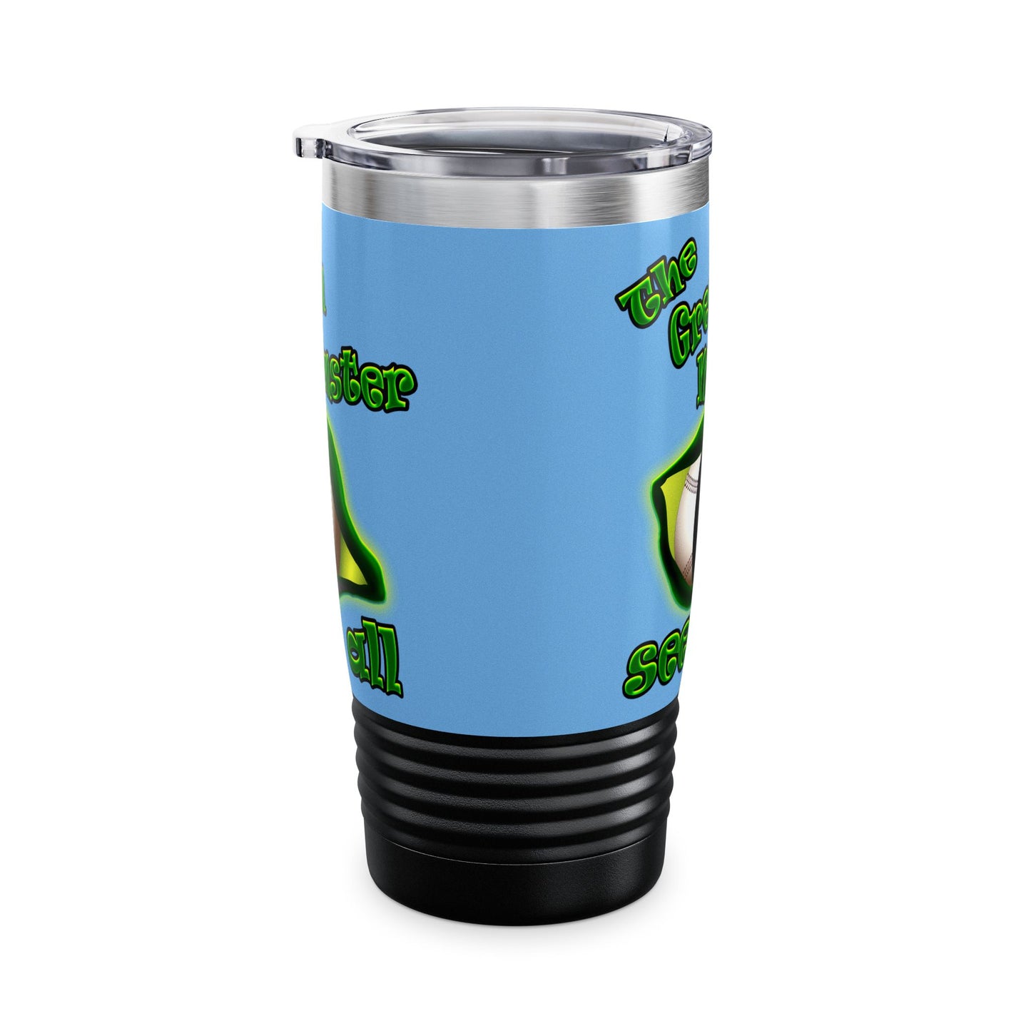 green monster - Ringneck Tumbler, 20oz (light blue)