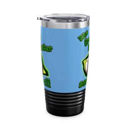 green monster - Ringneck Tumbler, 20oz (light blue)