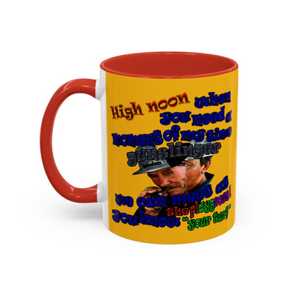 high noon - Accent Mug (yellow)