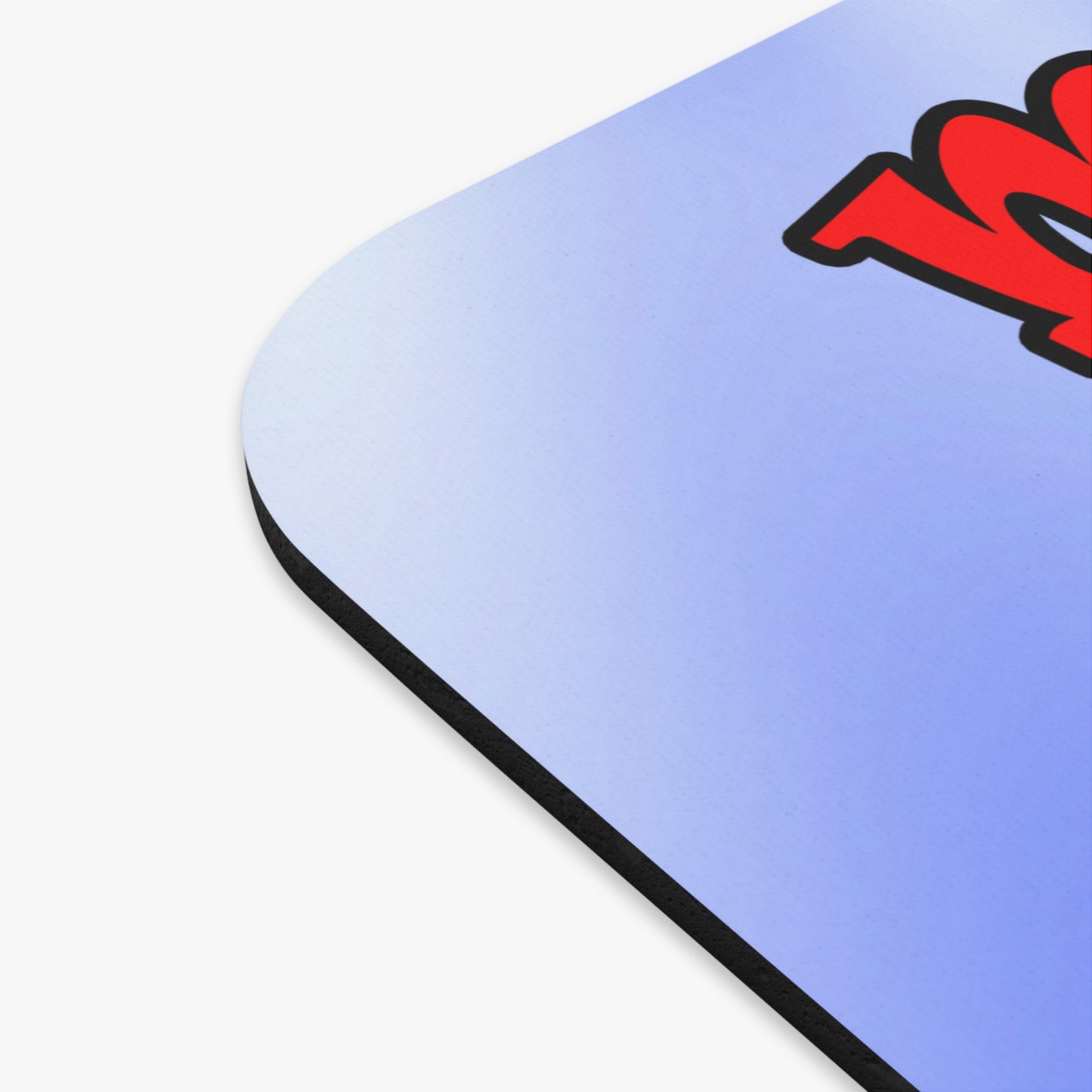 my luck - Mouse Pad (Rectangle) (blue-white wave)