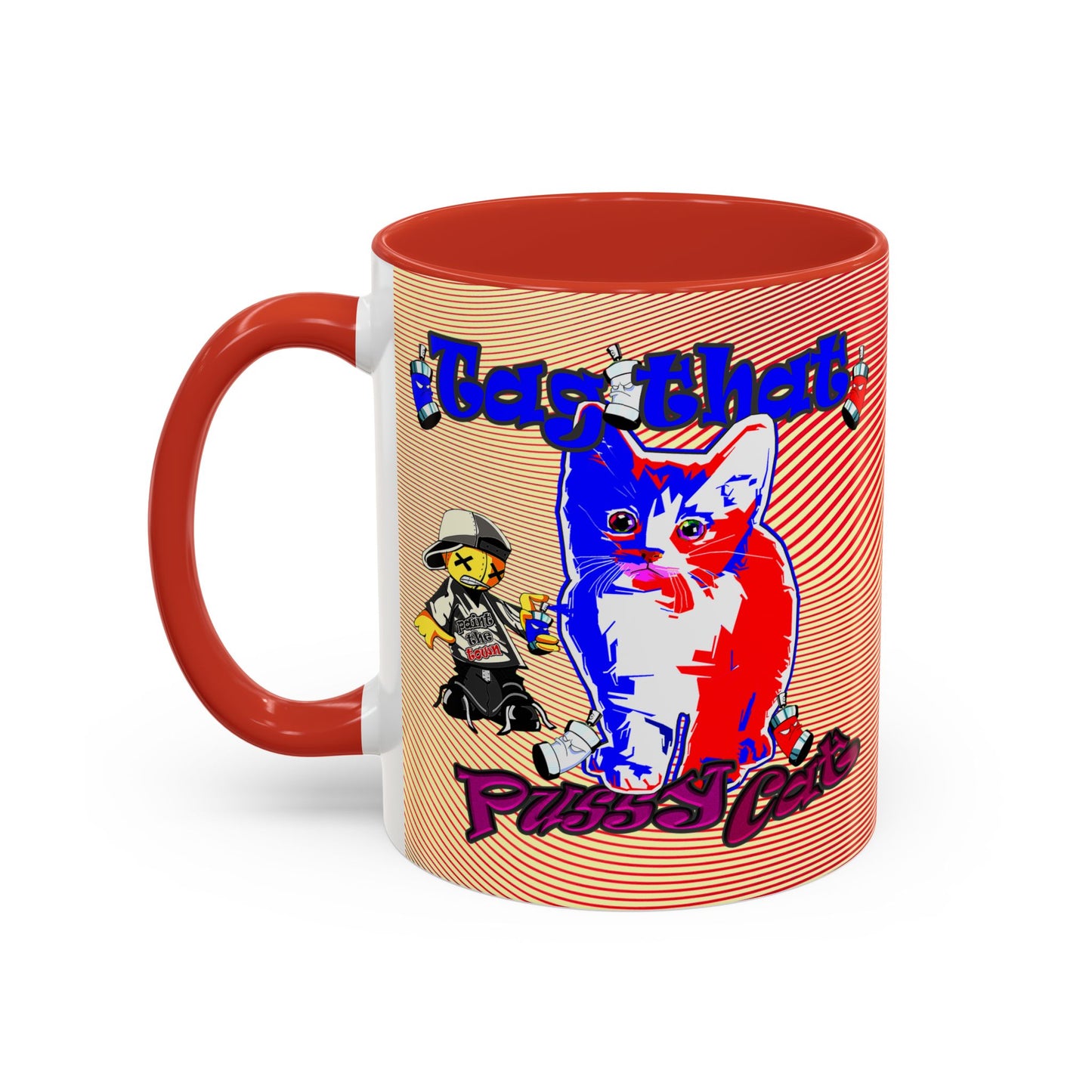 tag that - Accent Mug (yellow-orange wave)