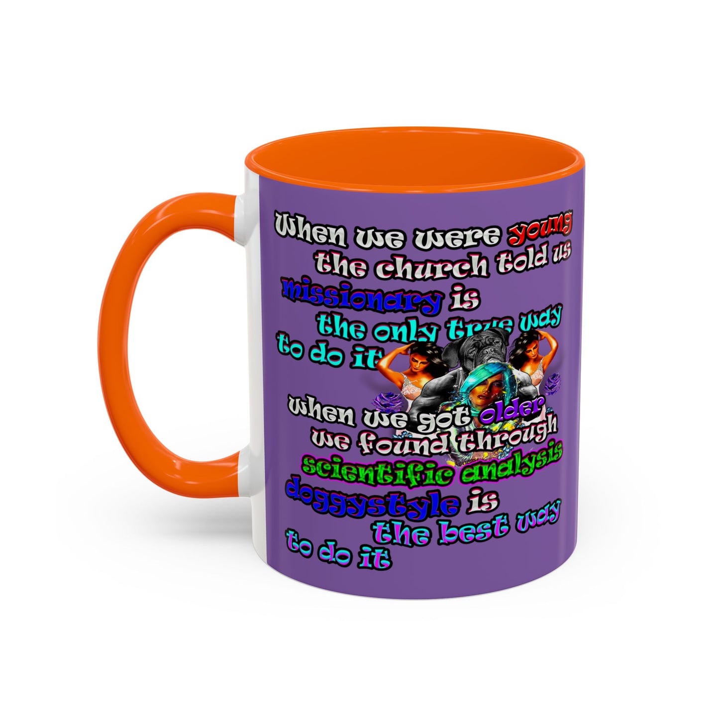 doggystyle - Accent Mug (light purple)