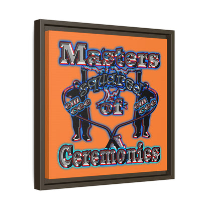em cee squared - framed canvas art (crusta)