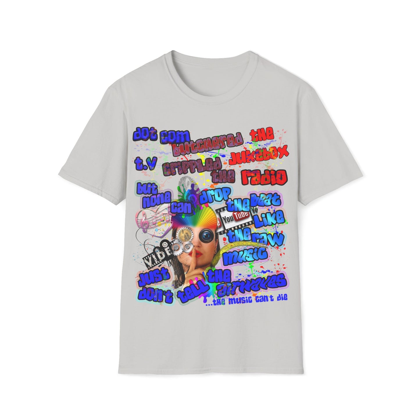 drop the beat - Unisex Softstyle T-Shirt