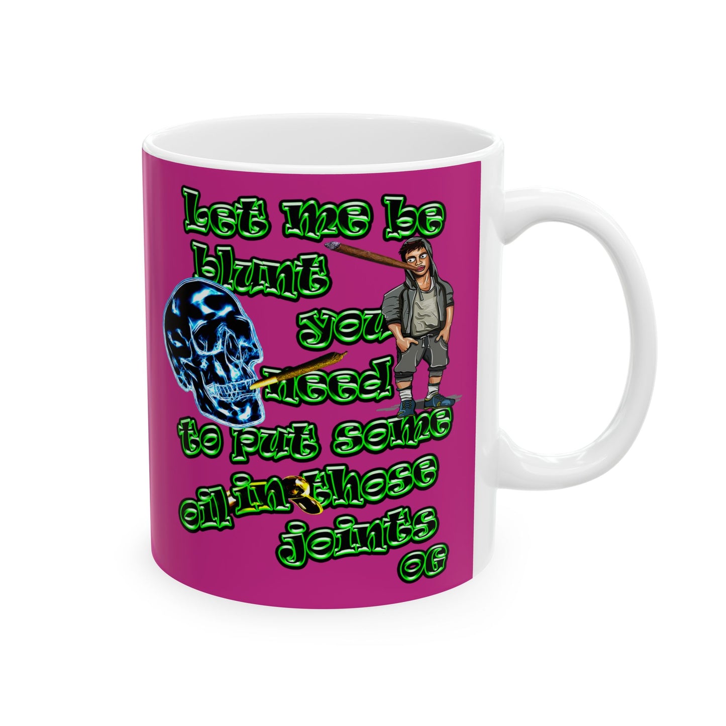 og - White Mug (pink)
