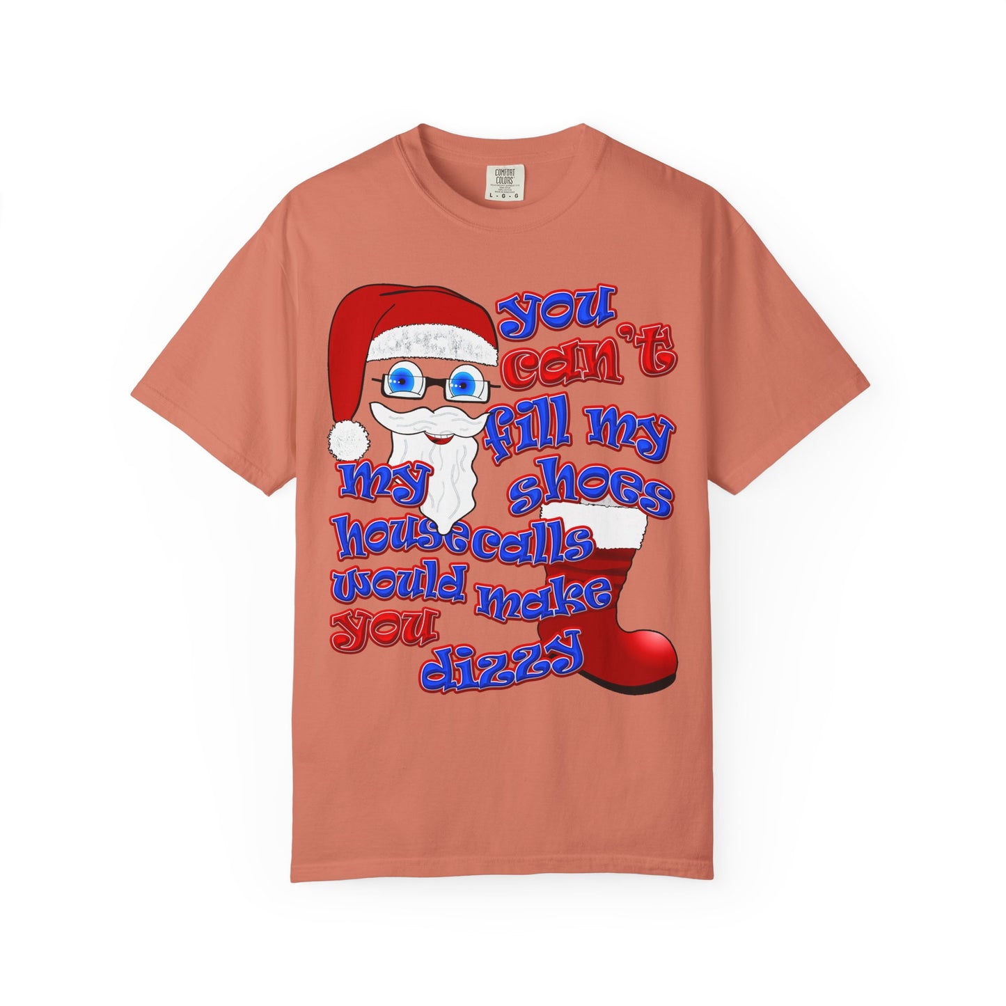 santa's shoes - Unisex Garment-Dyed T-shirt