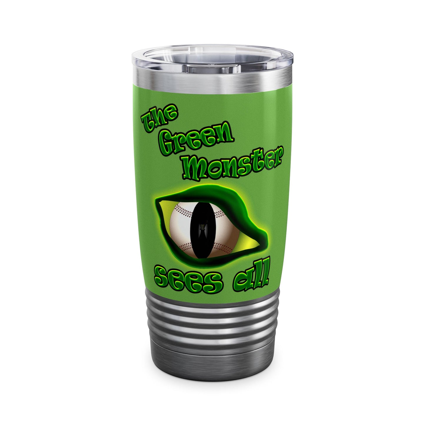 green monster - Ringneck Tumbler, 20oz (green)