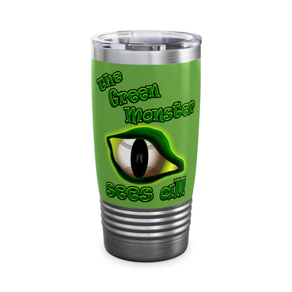 green monster - Ringneck Tumbler, 20oz (green)