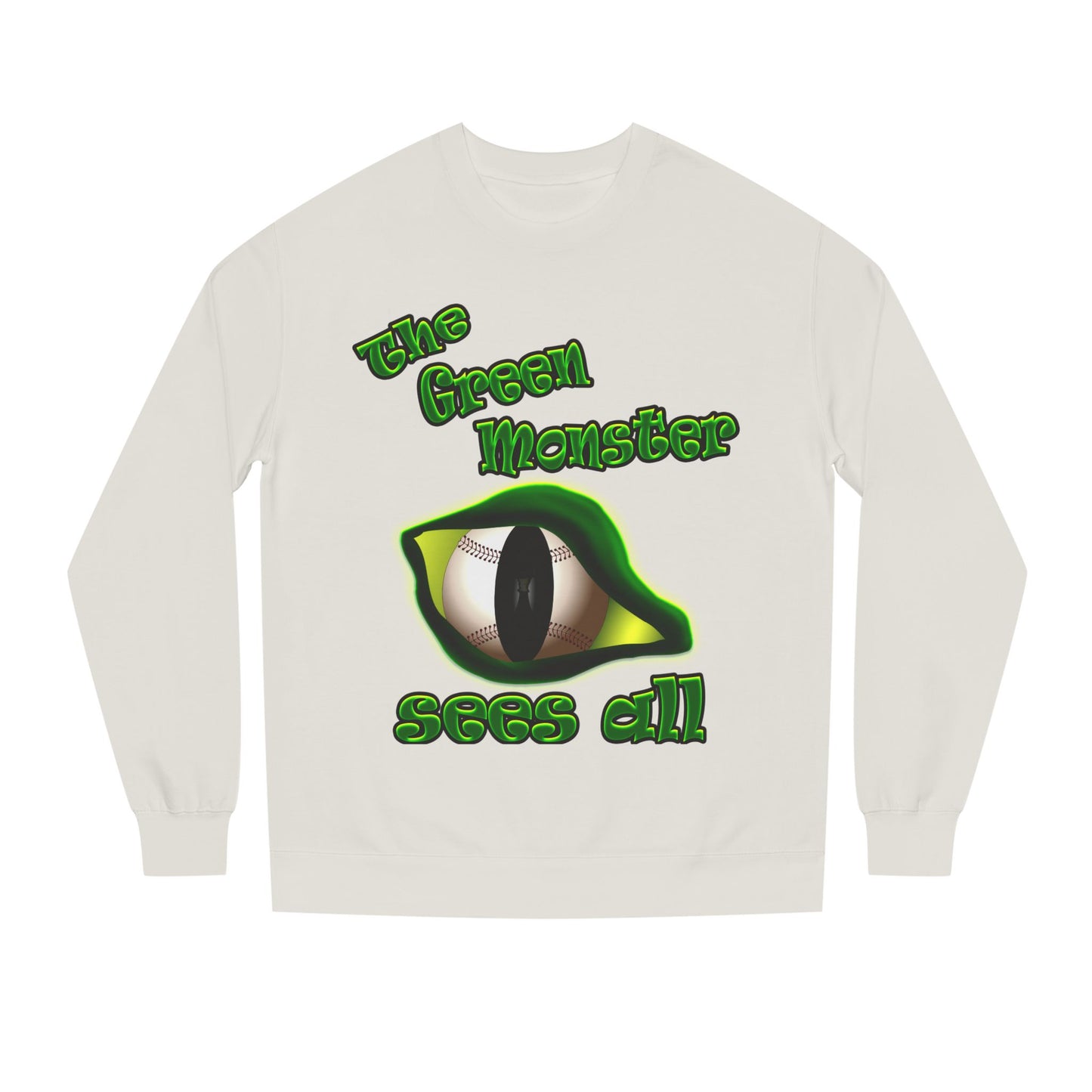green monster - Unisex Crew Neck Sweatshirt