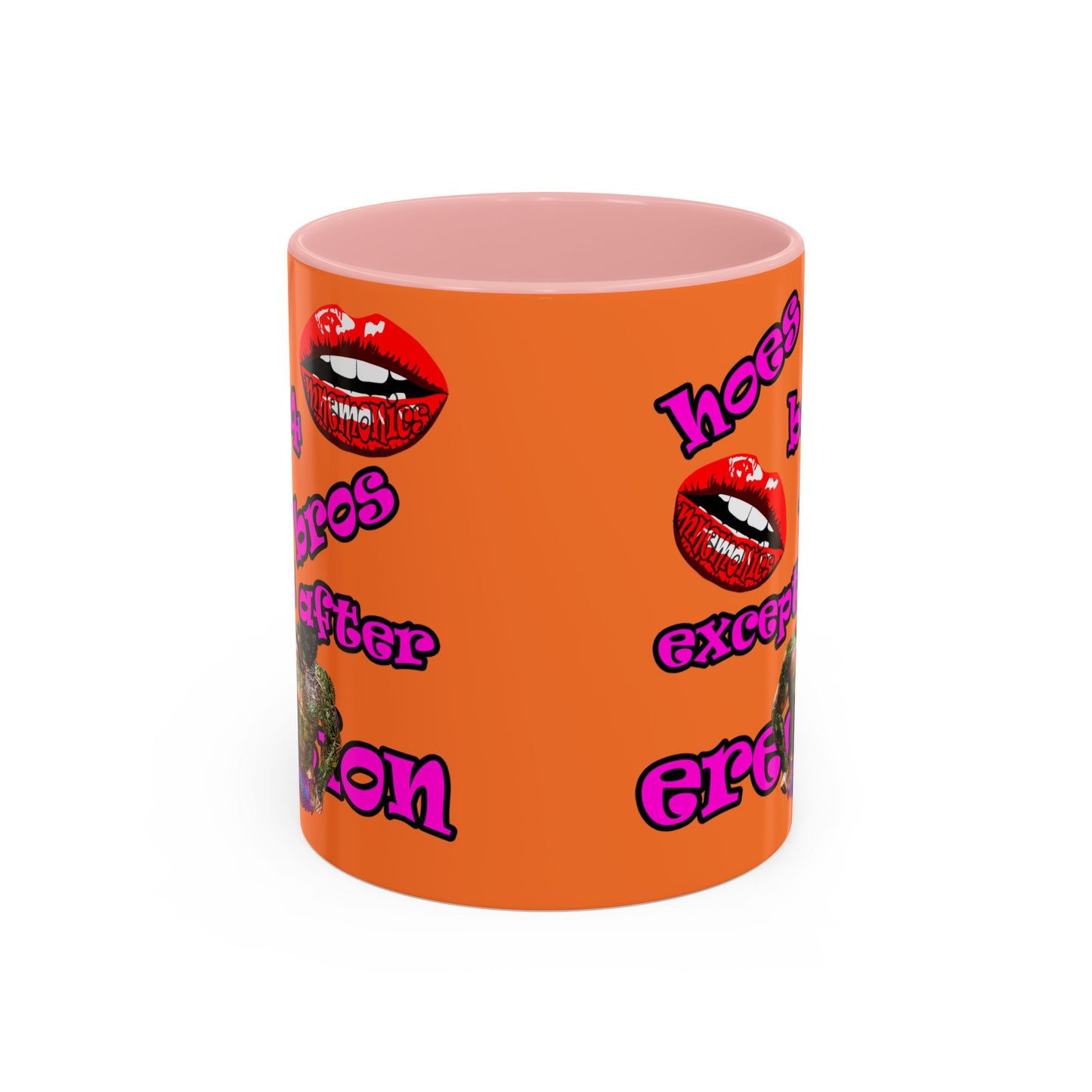 hoes b4 bros - Accent Mug (crusta)