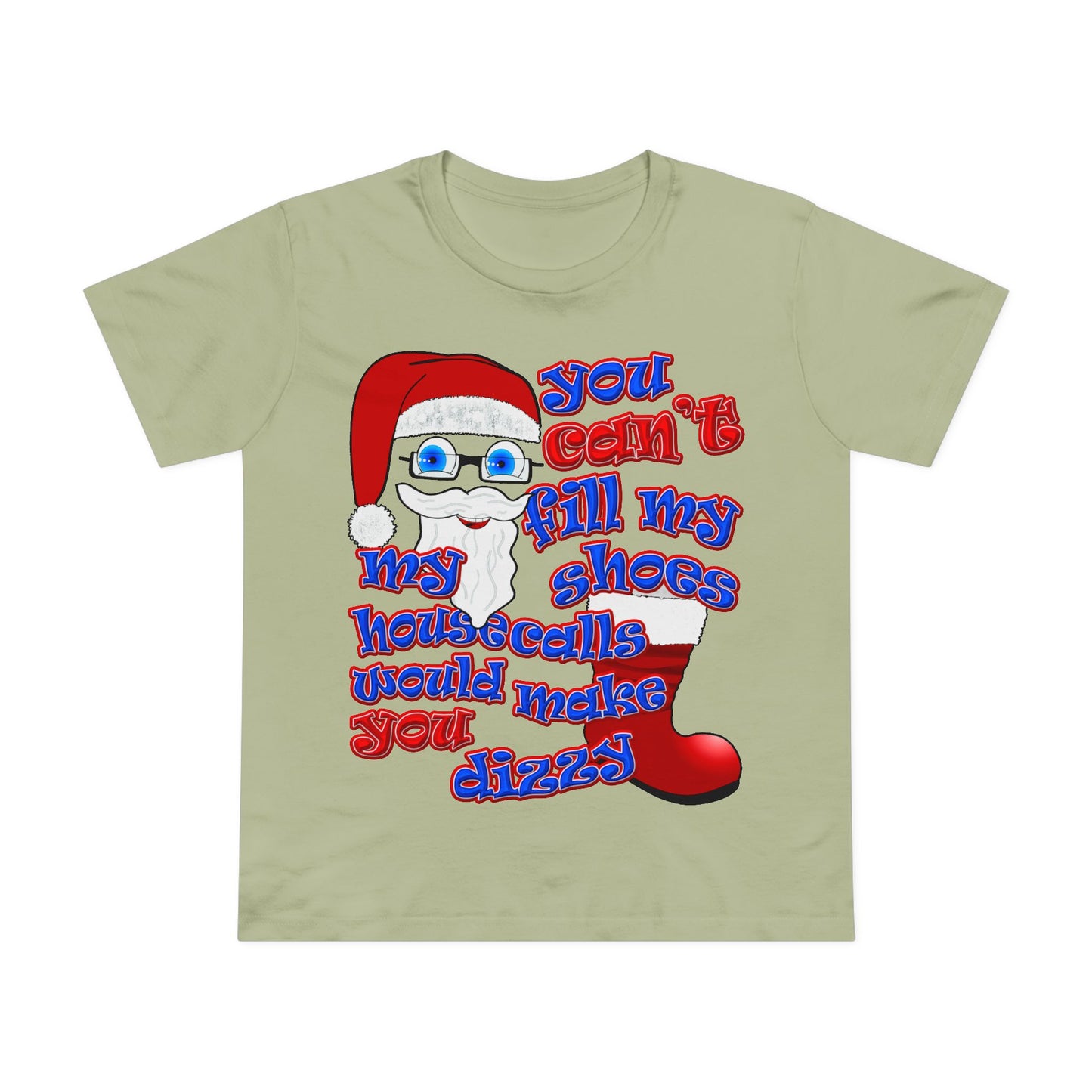 santa's shoes - Women’s Maple Tee
