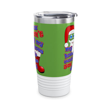 santa's shoes - Ringneck Tumbler, 20oz (green)