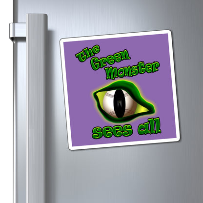green monster - Magnets - (light purple)