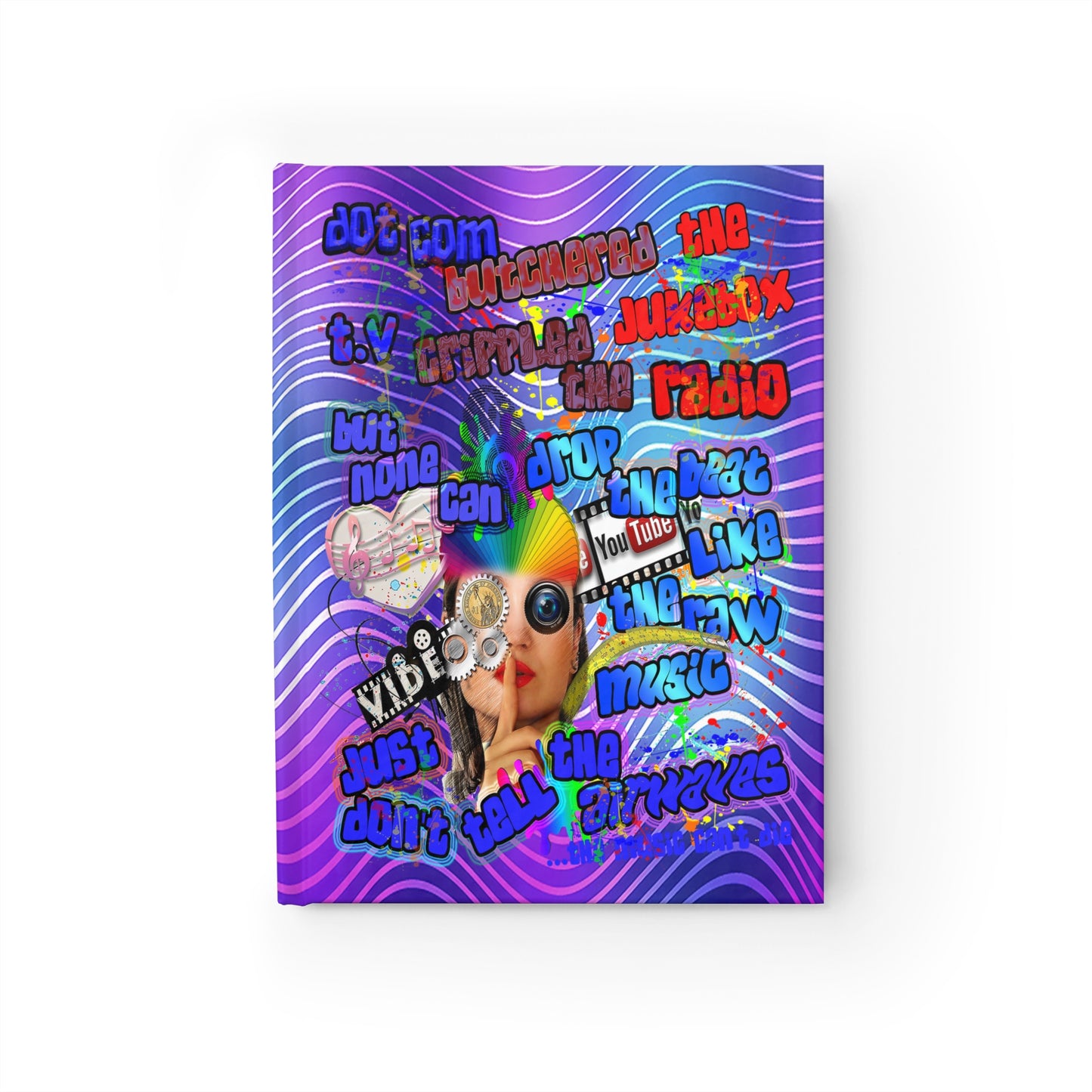 drop the beat - journal-blank (purple wave)