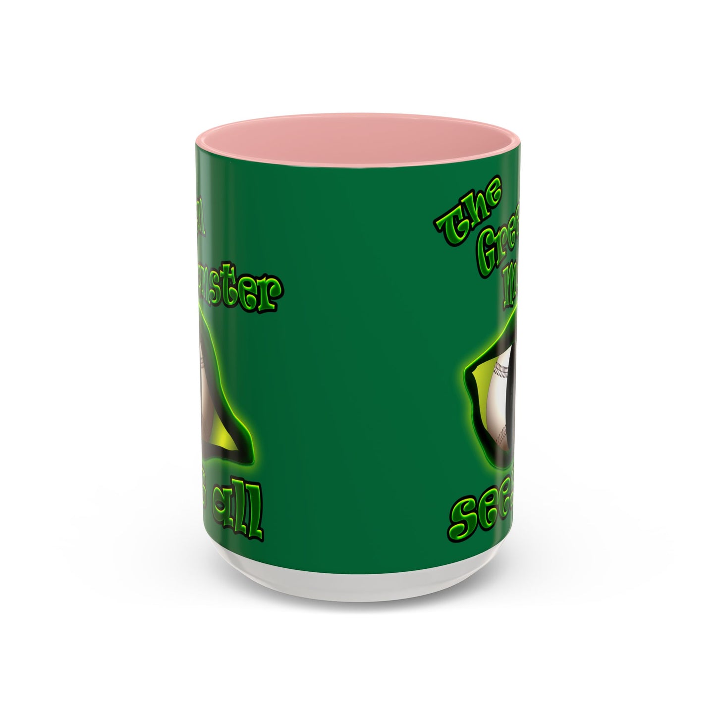 green monster - Accent Mug (dark green)
