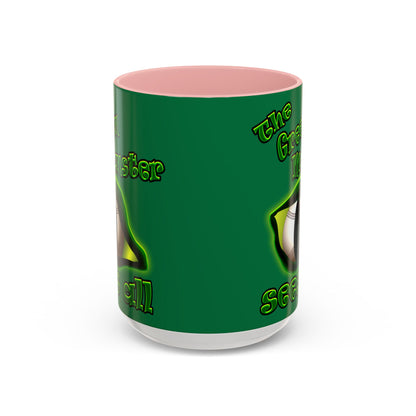 green monster - Accent Mug (dark green)