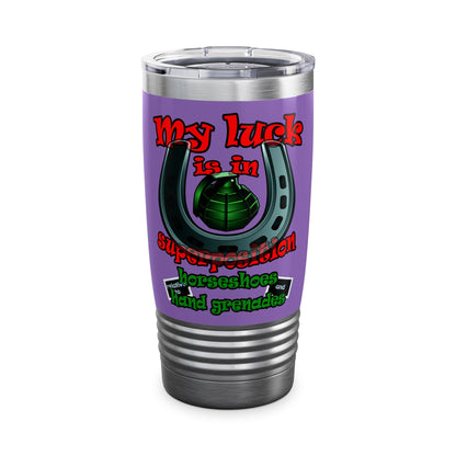 my luck - Ringneck Tumbler, 20oz (light purple)