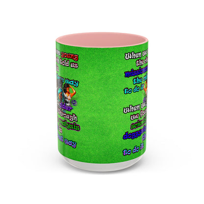 doggystyle - Accent Mug (green turf)