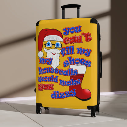 santa's shoes - Suitcase (yellow)