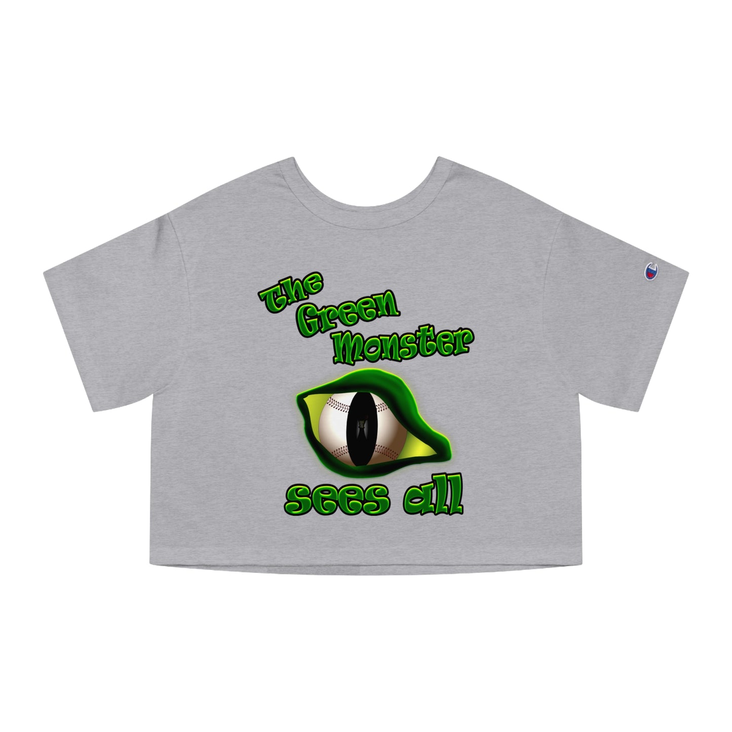green monster - Champion Women's Heritage Cropped T-Shirt