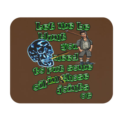 og - Mouse Pad (Rectangle) (brown)