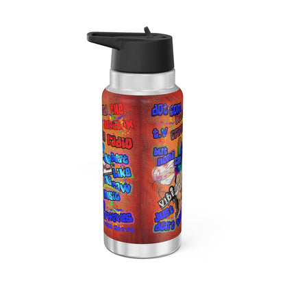 drop the beat - Gator Tumbler, 32oz  (burnt orange)