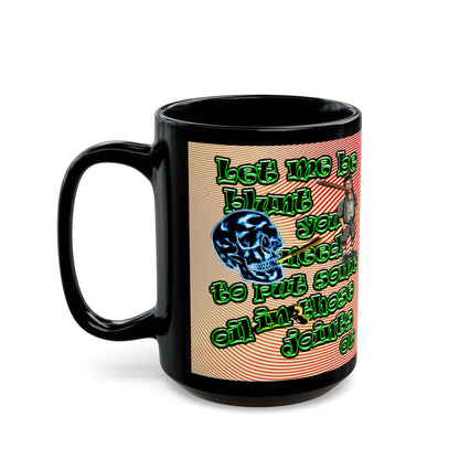 og - Black Mug (yellow-orange wave)