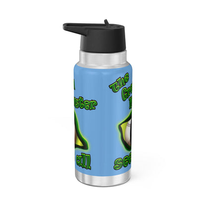 green monster - Gator Tumbler, 32oz (light blue)